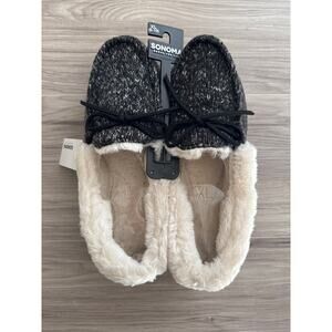 Sonoma The Super Cozy Moccasin Black Size XL